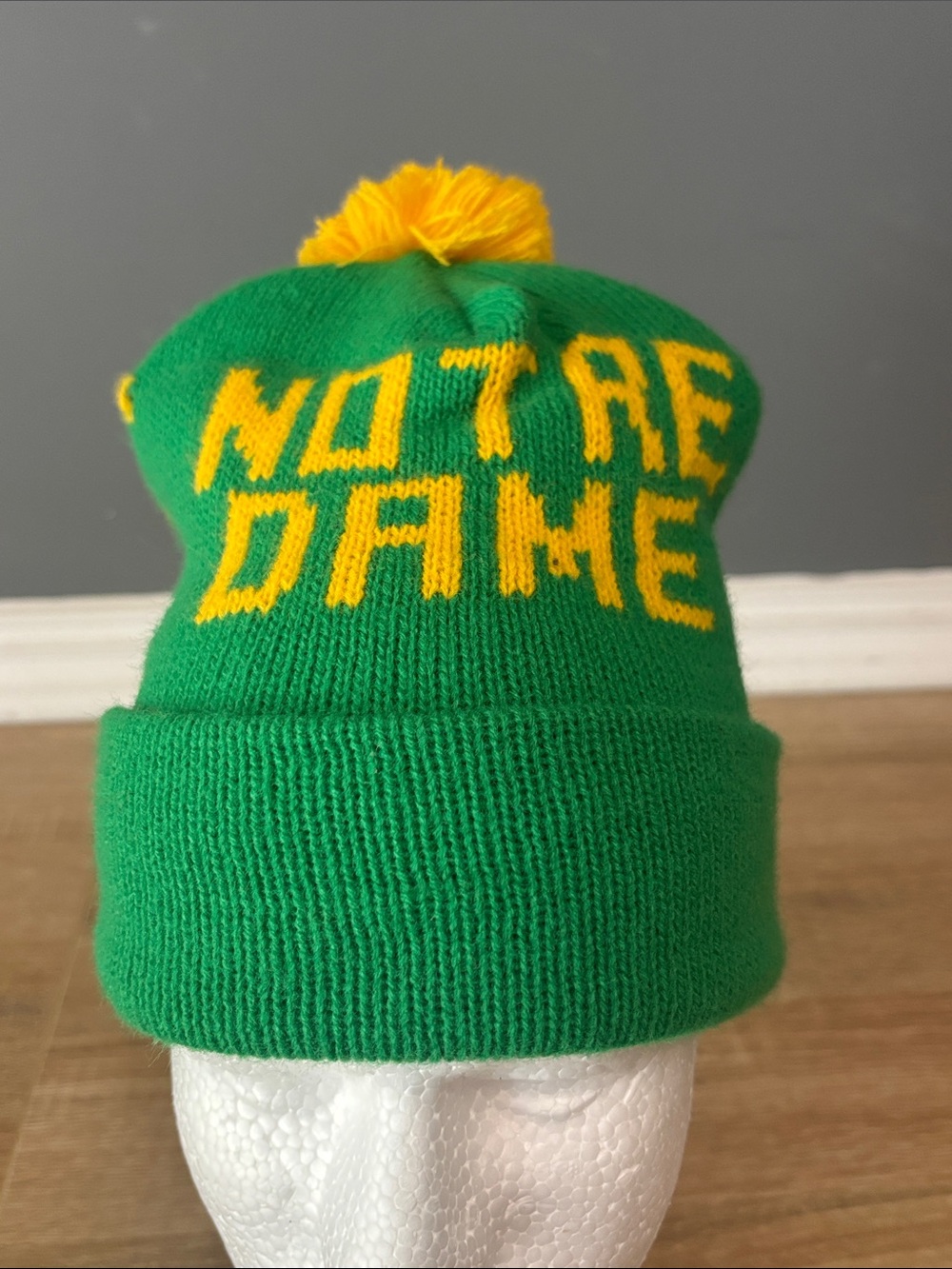 Notre Dame Fightin’ Irish Pom Pom Winter Hat Beanie